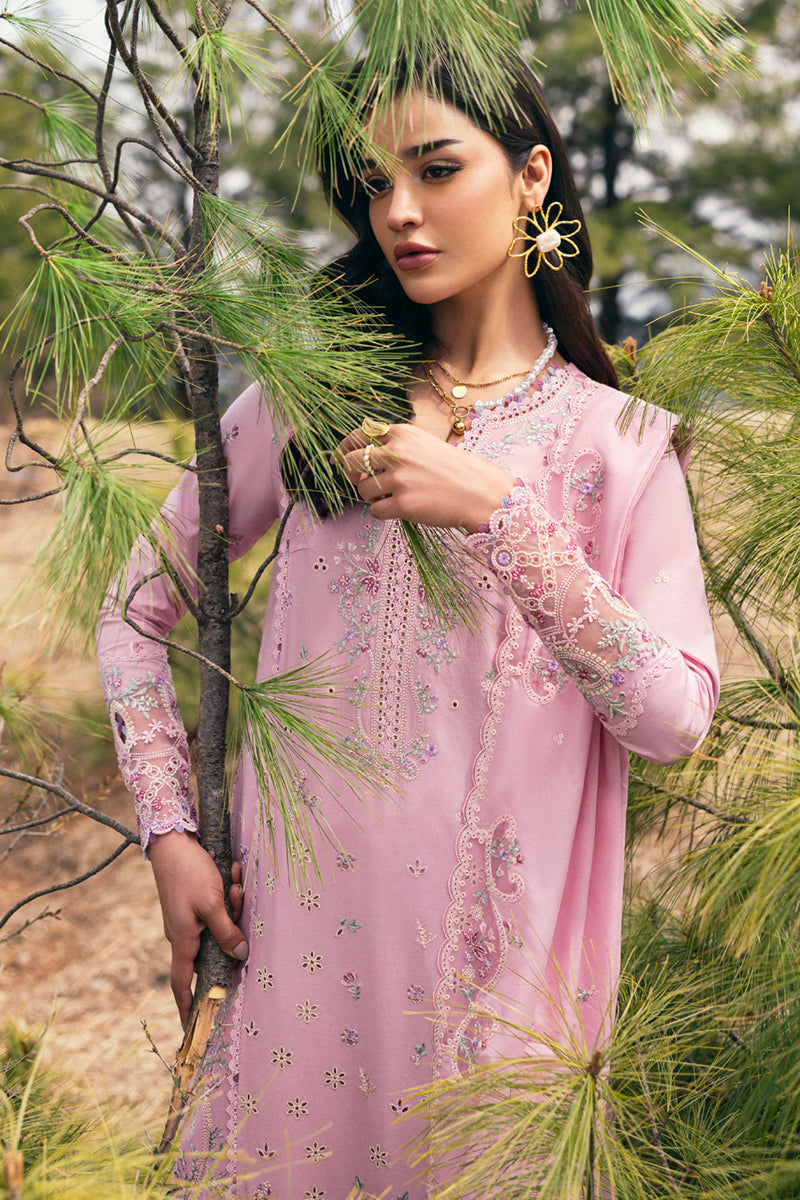 Qalamkar Qlinekari Embroidered Luxury Lawn Unstitched 3pcs
