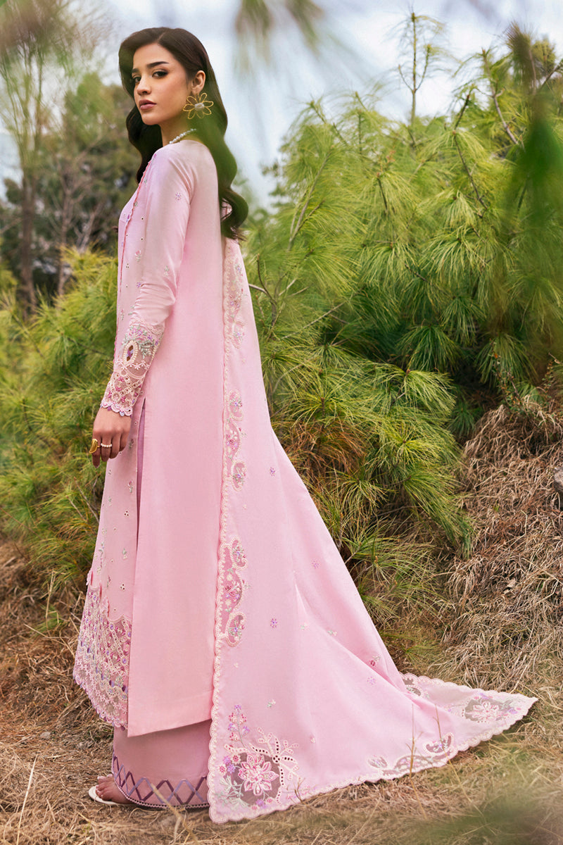 Qalamkar Qlinekari Embroidered Luxury Lawn Unstitched 3pcs