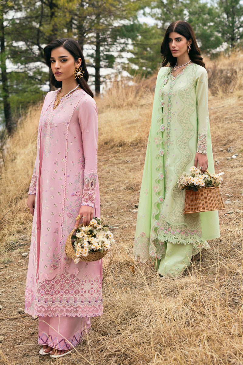 Qalamkar Qlinekari Embroidered Luxury Lawn Unstitched 3pcs