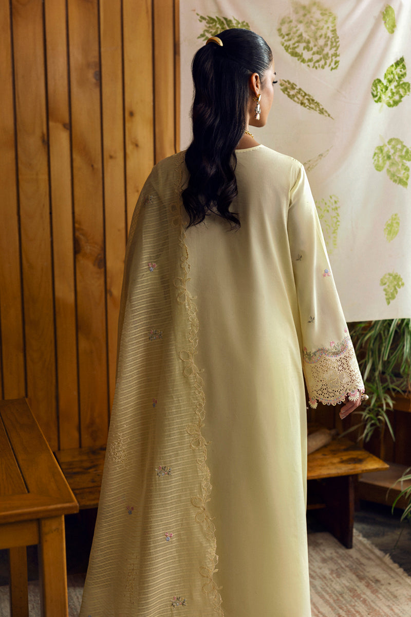 Qalamkar Qlinekari Embroidered Luxury Lawn Unstitched 3pcs