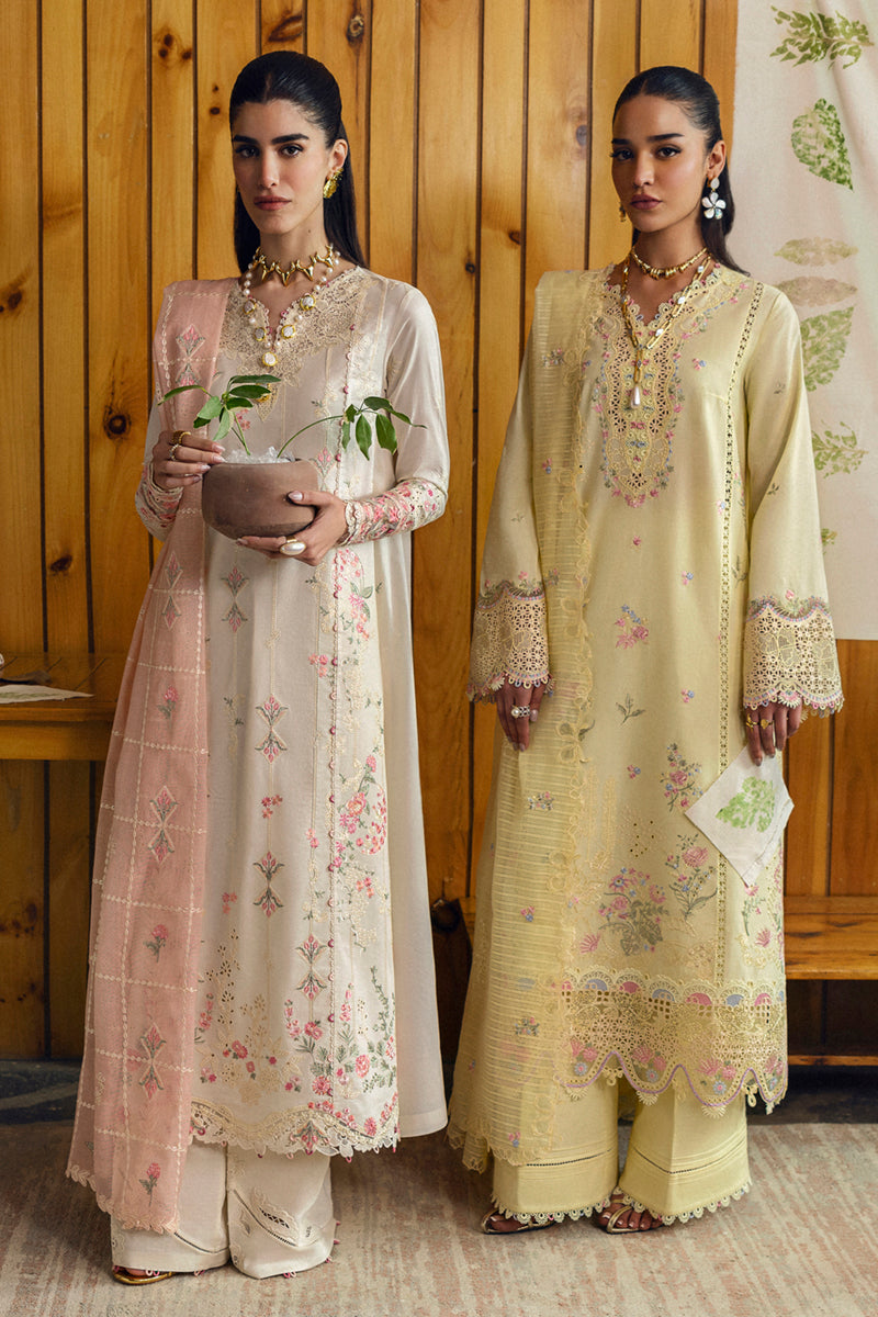 Qalamkar Qlinekari Embroidered Luxury Lawn Unstitched 3pcs