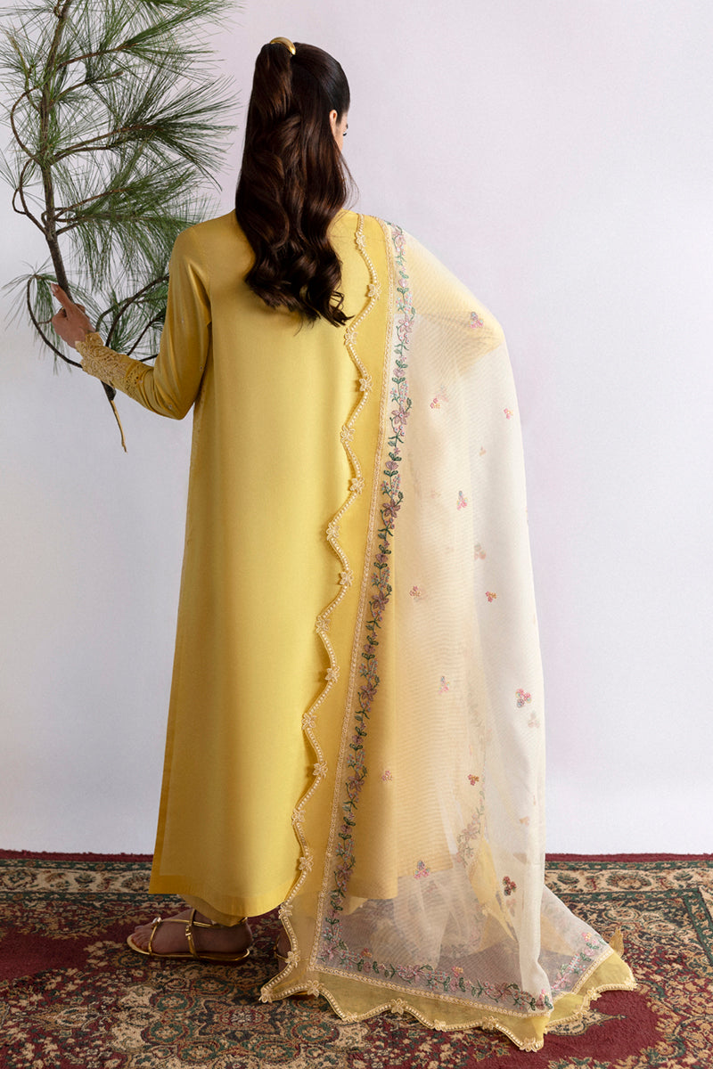 Qalamkar Qlinekari Embroidered Luxury Lawn Unstitched 3pcs