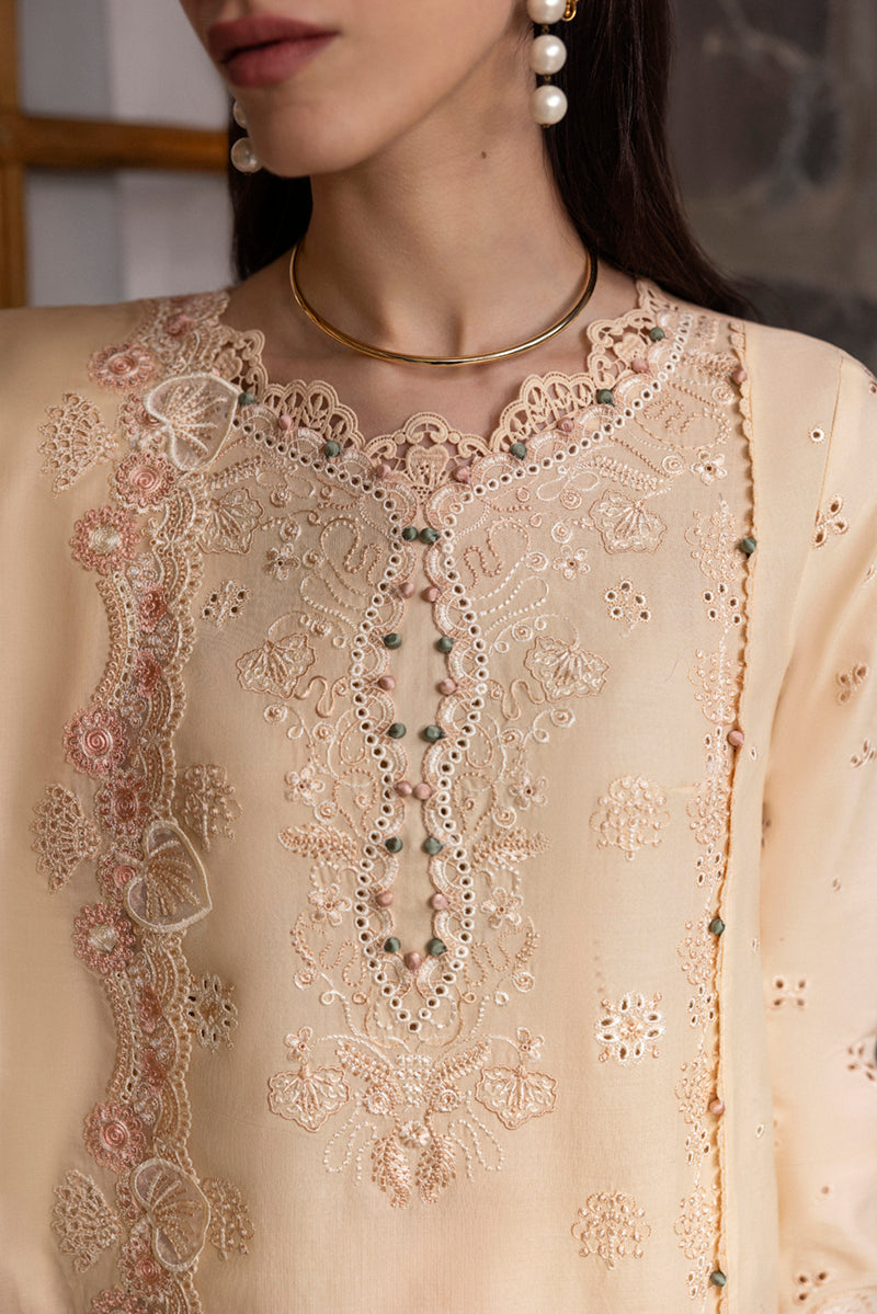Qalamkar Qlinekari Embroidered Luxury Lawn Unstitched 3pcs