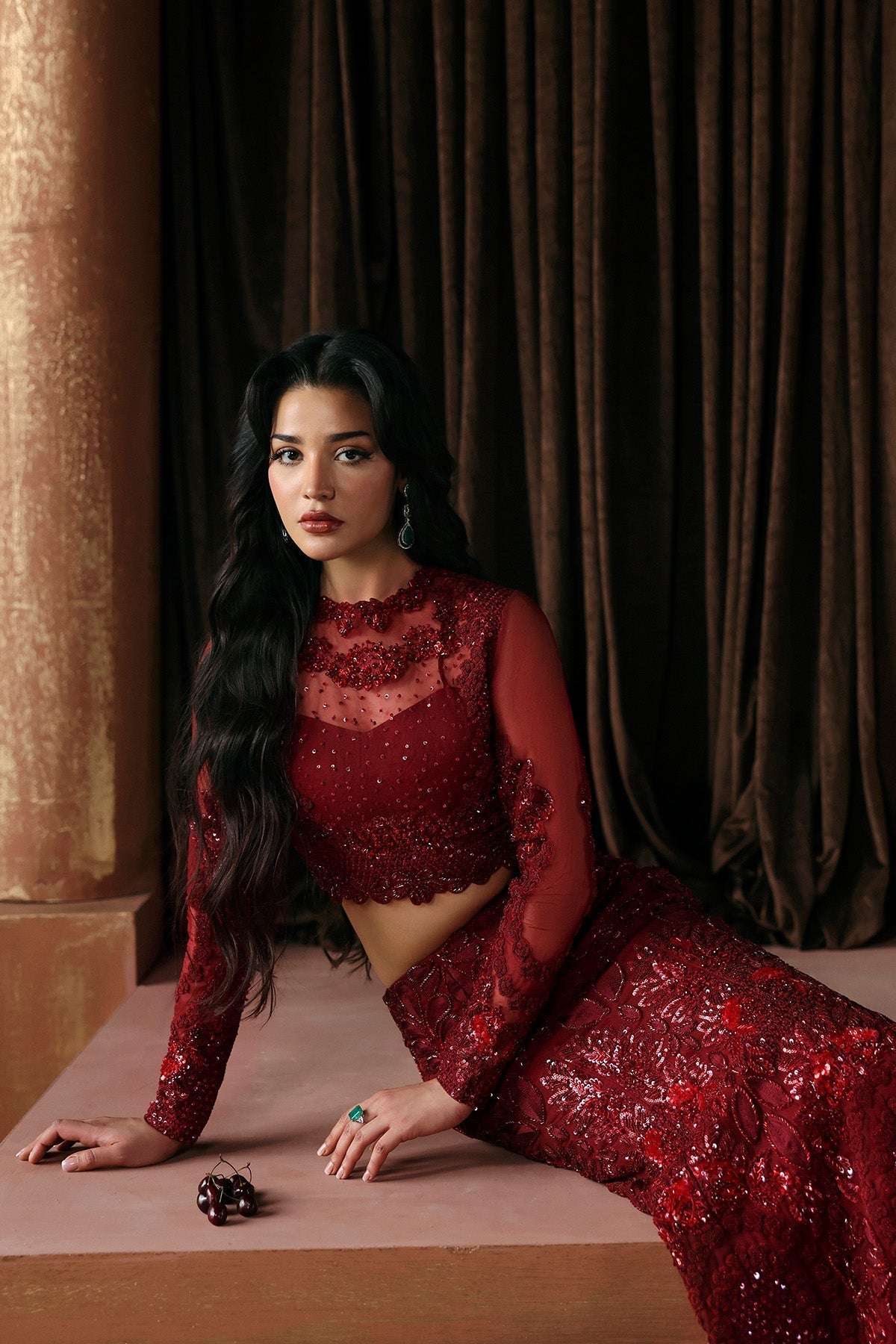 La Fuchsia'26 By Afrozeh Luxury Embroidered Festive Unstitched 3Pcs