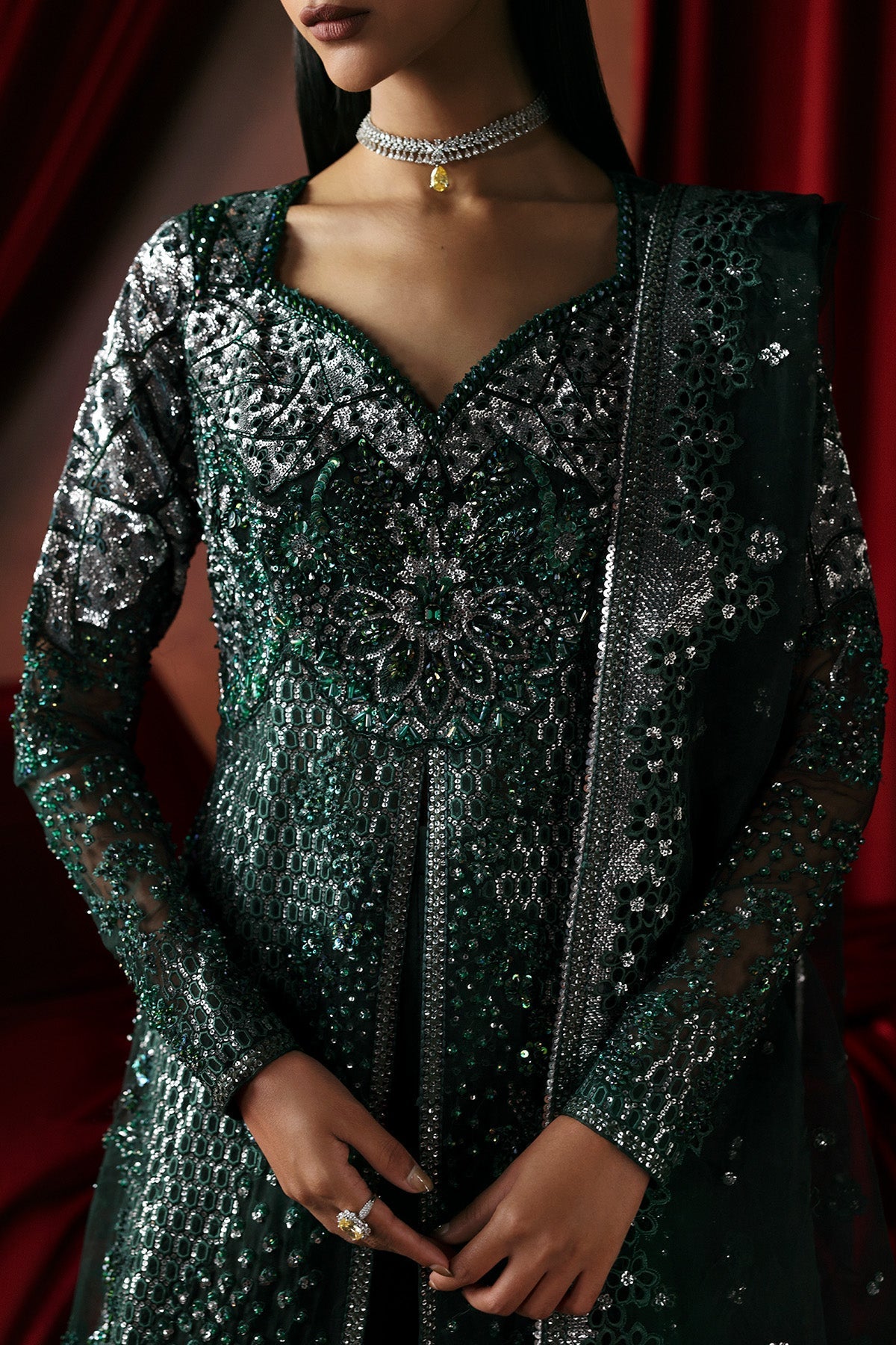 La Fuchsia'26 By Afrozeh Luxury Embroidered Festive Unstitched 3Pcs