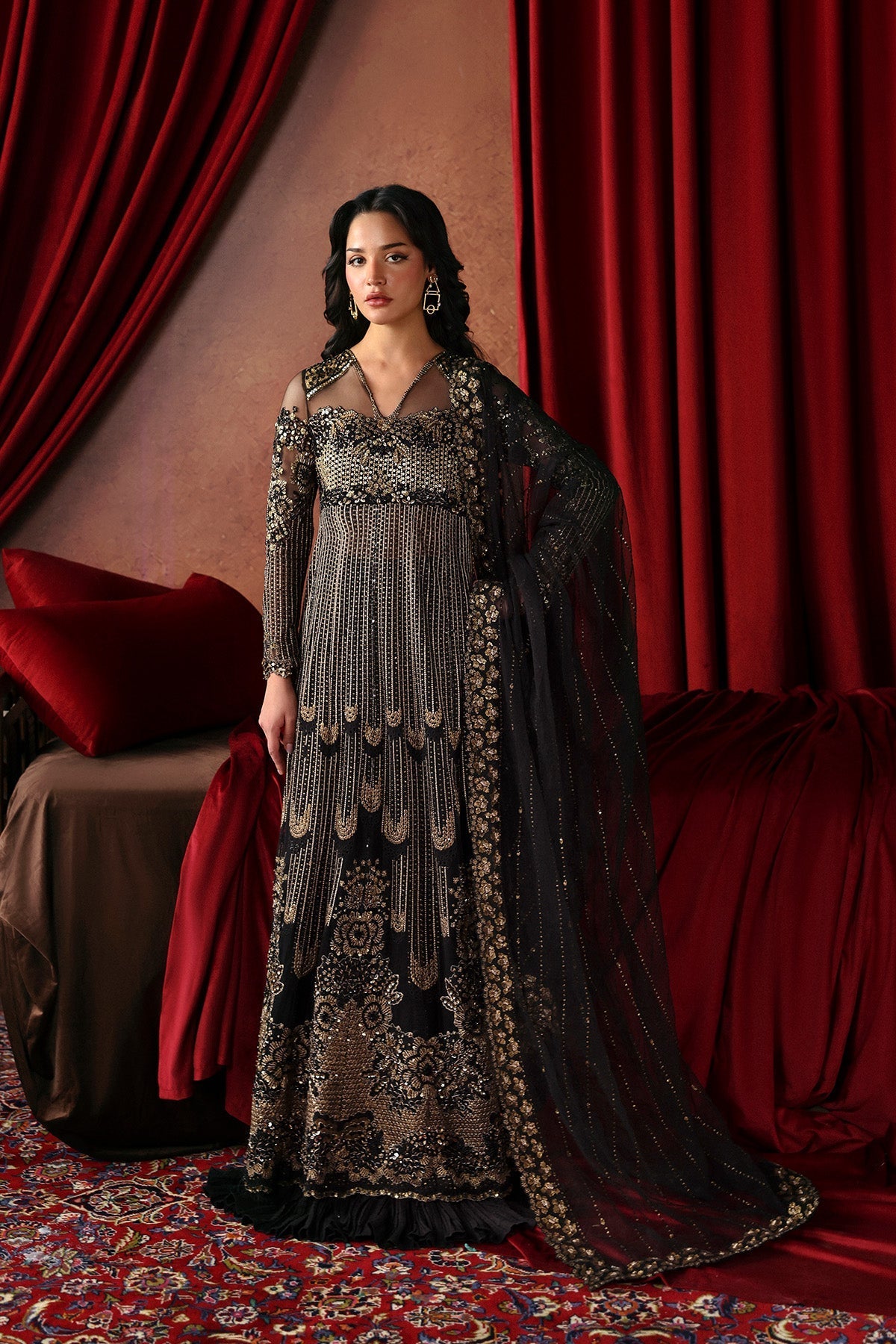 La Fuchsia'26 By Afrozeh Luxury Embroidered Festive Unstitched 3Pcs