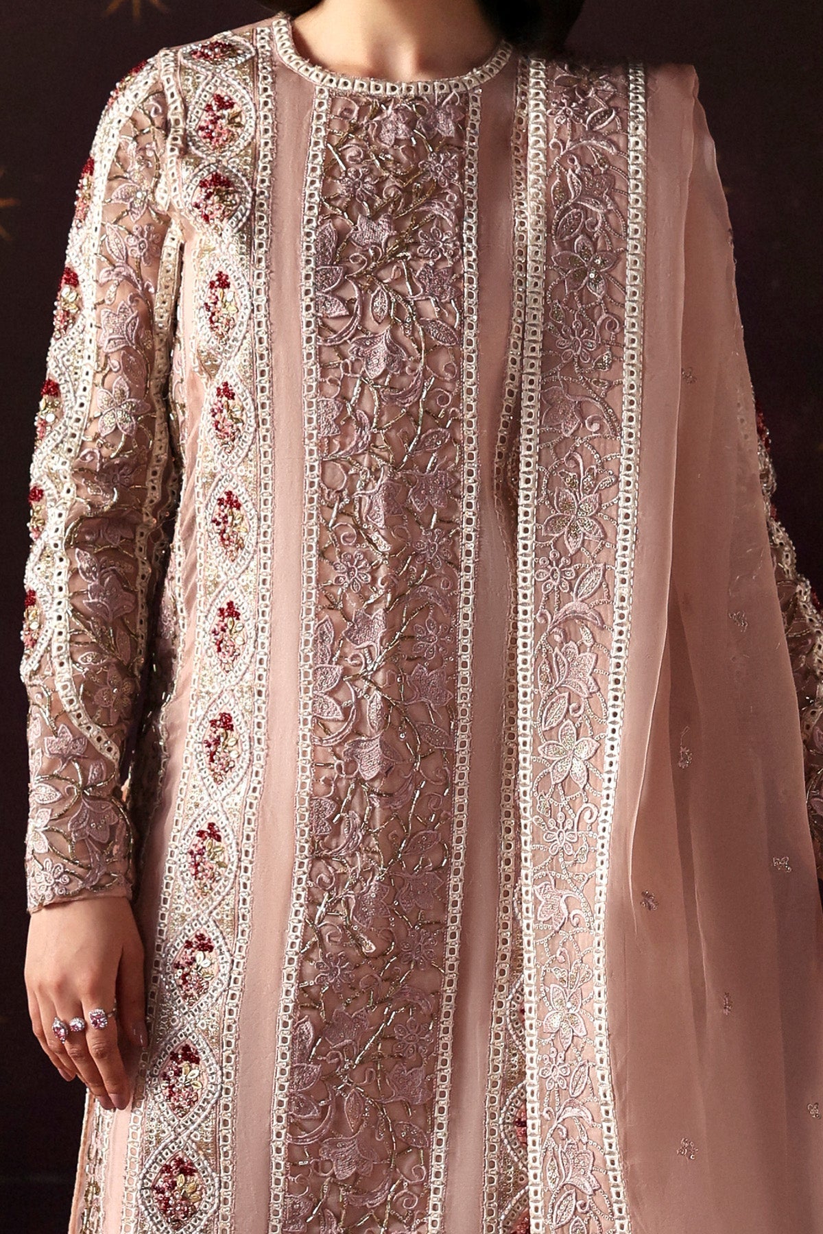 La Fuchsia'26 By Afrozeh Luxury Embroidered Festive Unstitched 3Pcs