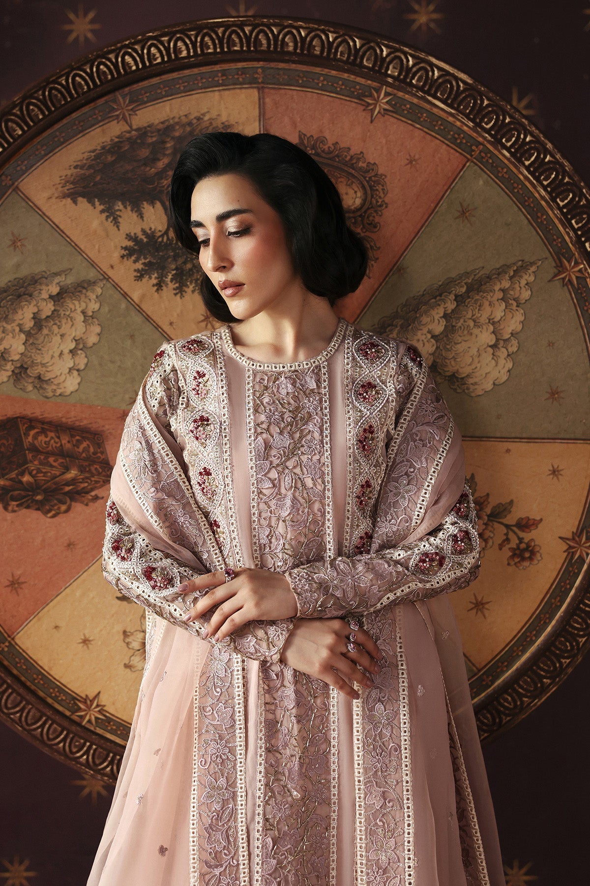 La Fuchsia'26 By Afrozeh Luxury Embroidered Festive Unstitched 3Pcs