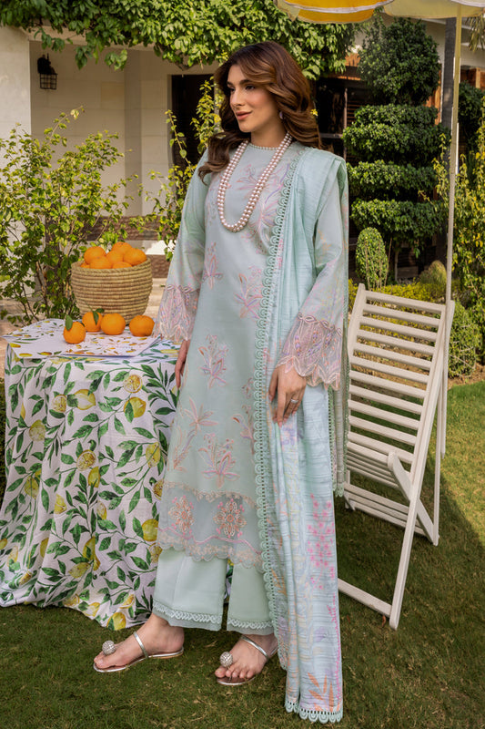 Rang Rasiya Florence Embroidered Lawn Unstitched 3pcs