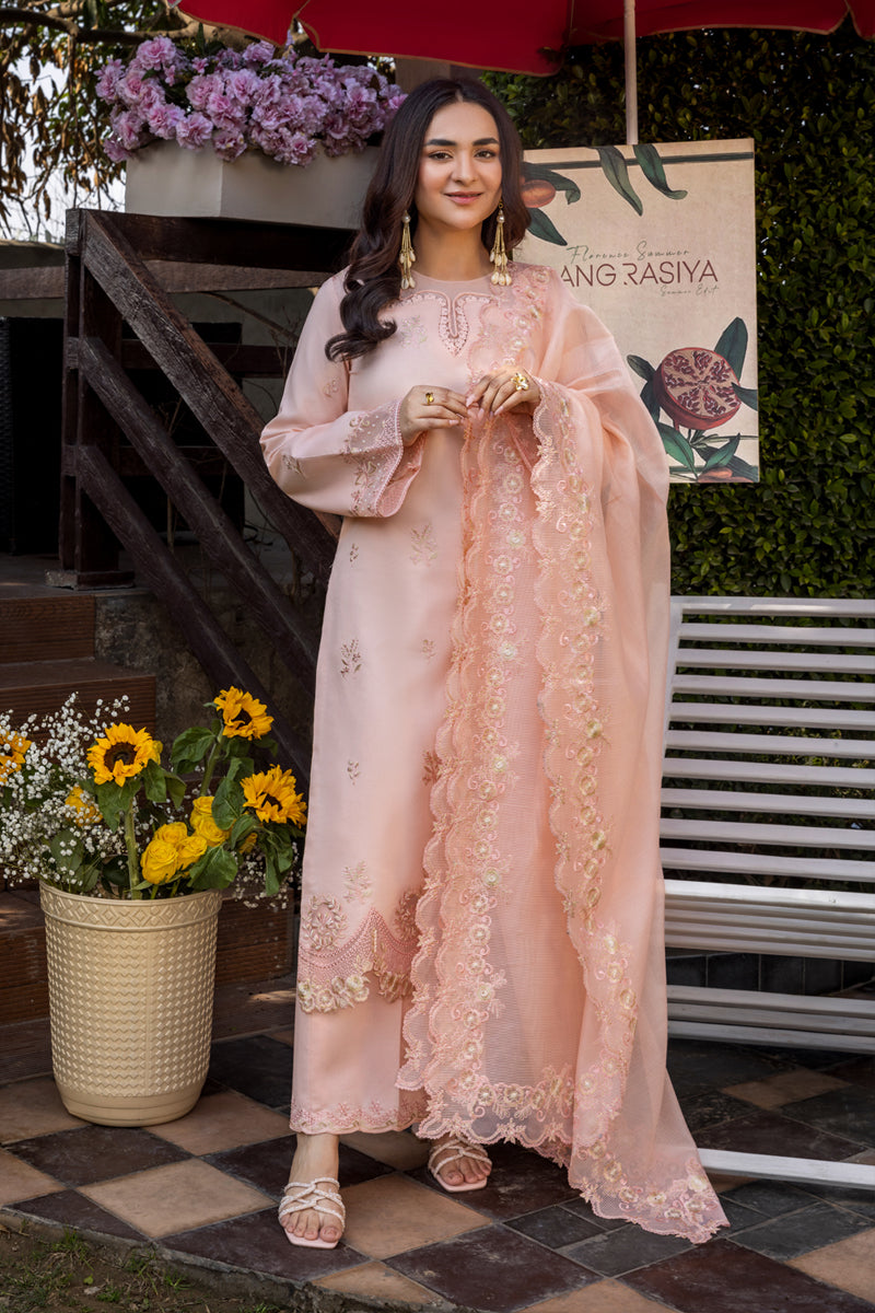 Rang Rasiya Florence Embroidered Lawn Unstitched 3pcs