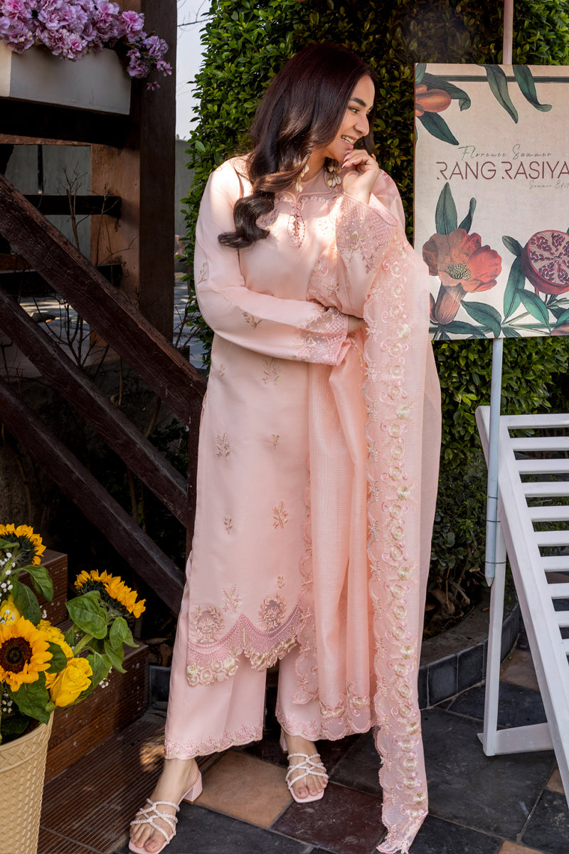 Rang Rasiya Florence Embroidered Lawn Unstitched 3pcs
