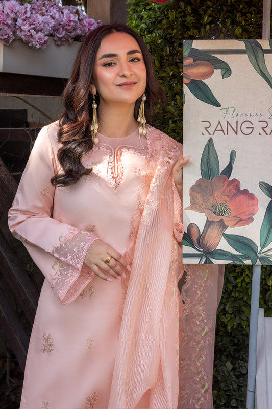 Rang Rasiya Florence Embroidered Lawn Unstitched 3pcs