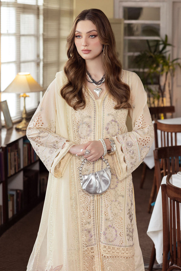 Nureh Mademoiselle Embroidered Swiss Voil 3pcs - Jotey