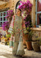 Elaf Print Chikankari Unstitched Lawn 3pcs - Jotey
