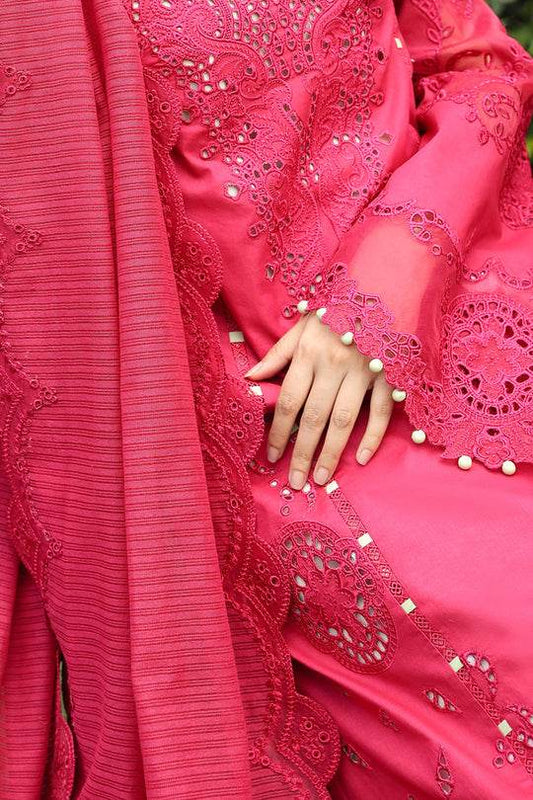 Qalamkar Festive Lawn Unstitched 3pcs - Jotey