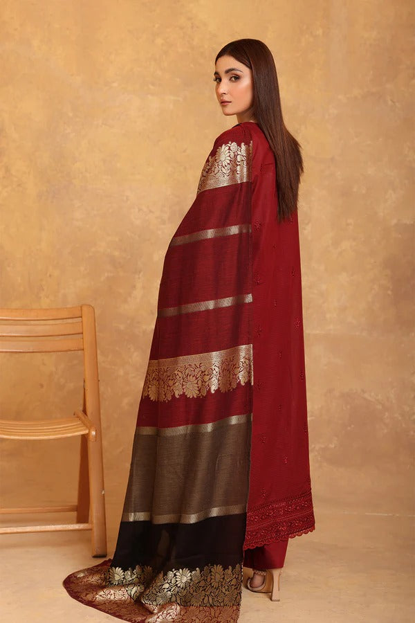 Adeeva by Johra Embroidered Jacquard Lawn Unstitched 3Pcs