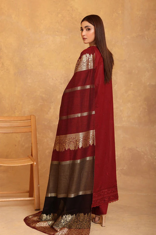 Adeeva by Johra Embroidered Jacquard Lawn Unstitched 3Pcs