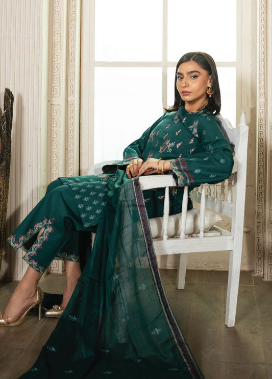 Mah-E-Noor By Angan Embroidered Lawn Unstitched 3Pcs