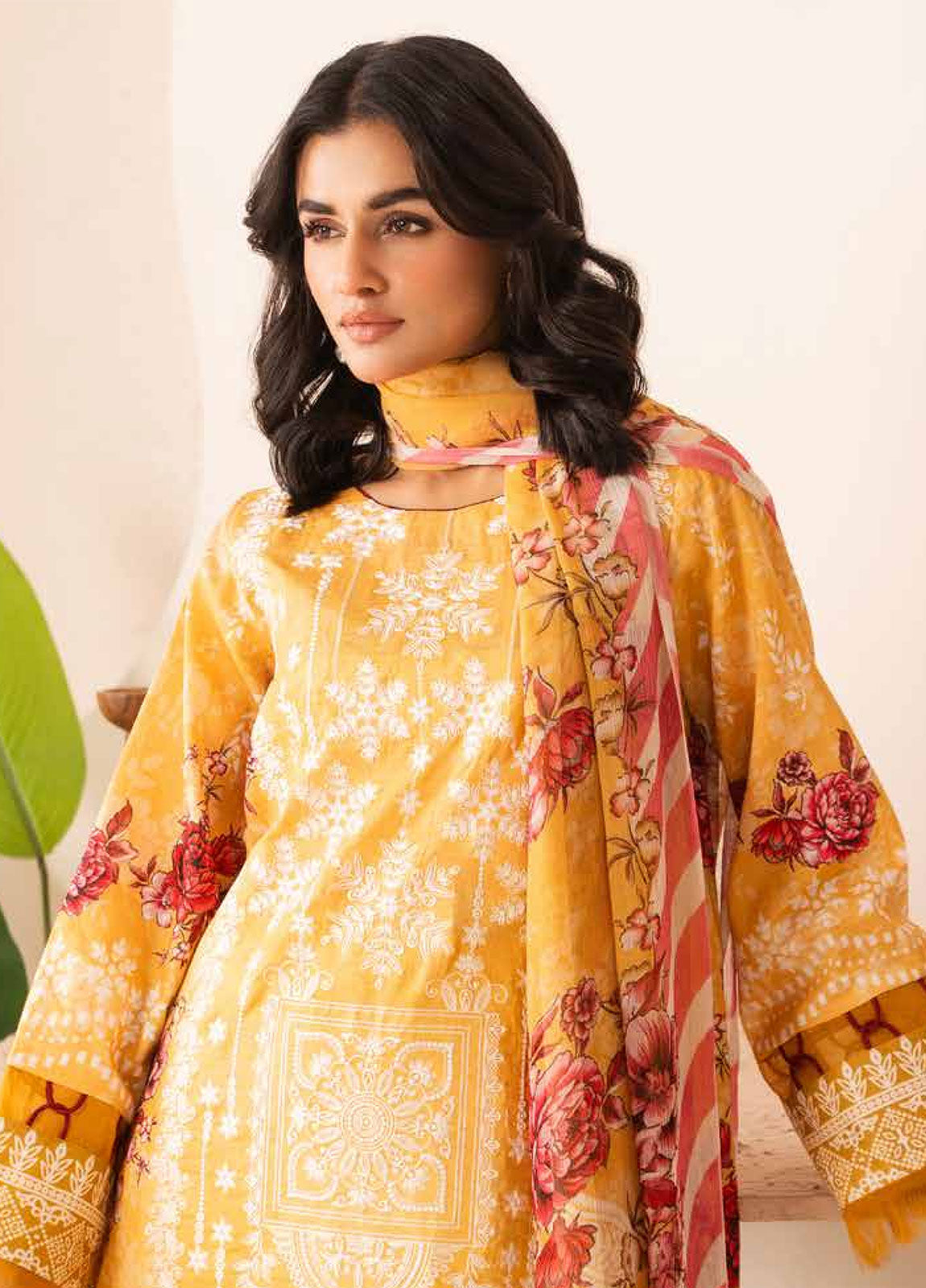 Nehal By Johra Embroidered Printed Lawn Unstitched 3Pcs