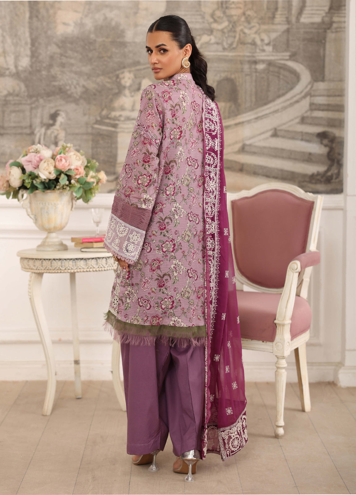 Afsheen By Johra Embroidered Chikankari Lawn Unstitched 3Pcs