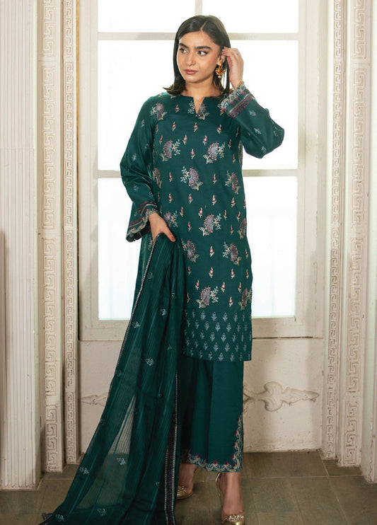 Mah-E-Noor By Angan Embroidered Lawn Unstitched 3Pcs