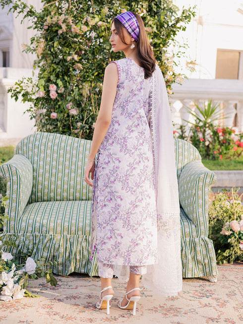 Ivy Bloom Printkari By Parishay Primium Printed Lawn Unstitched 3pcs - Jotey
