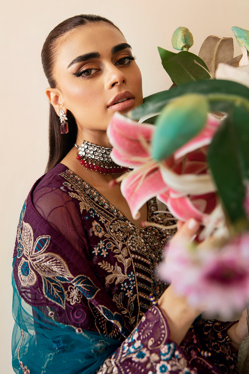 Ramsha Dastoor Chiffon Vol-01 Unstitched 3pcs