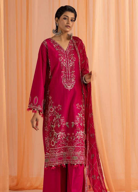Gul-E-Bahaar By Khoobsurat Embroidered Lawn Unstitched 3pcs