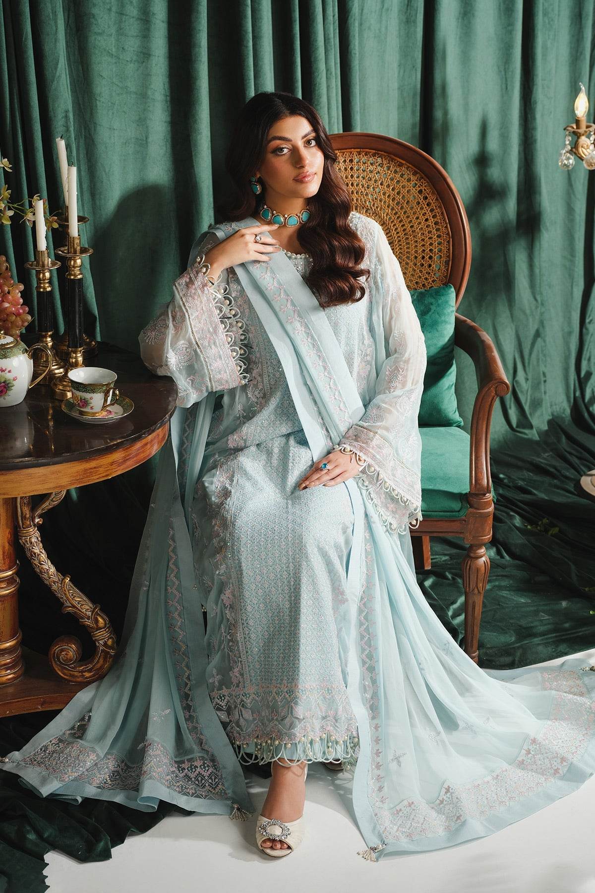 Ayla Luxury Formals Unstitched 3pcs - Jotey