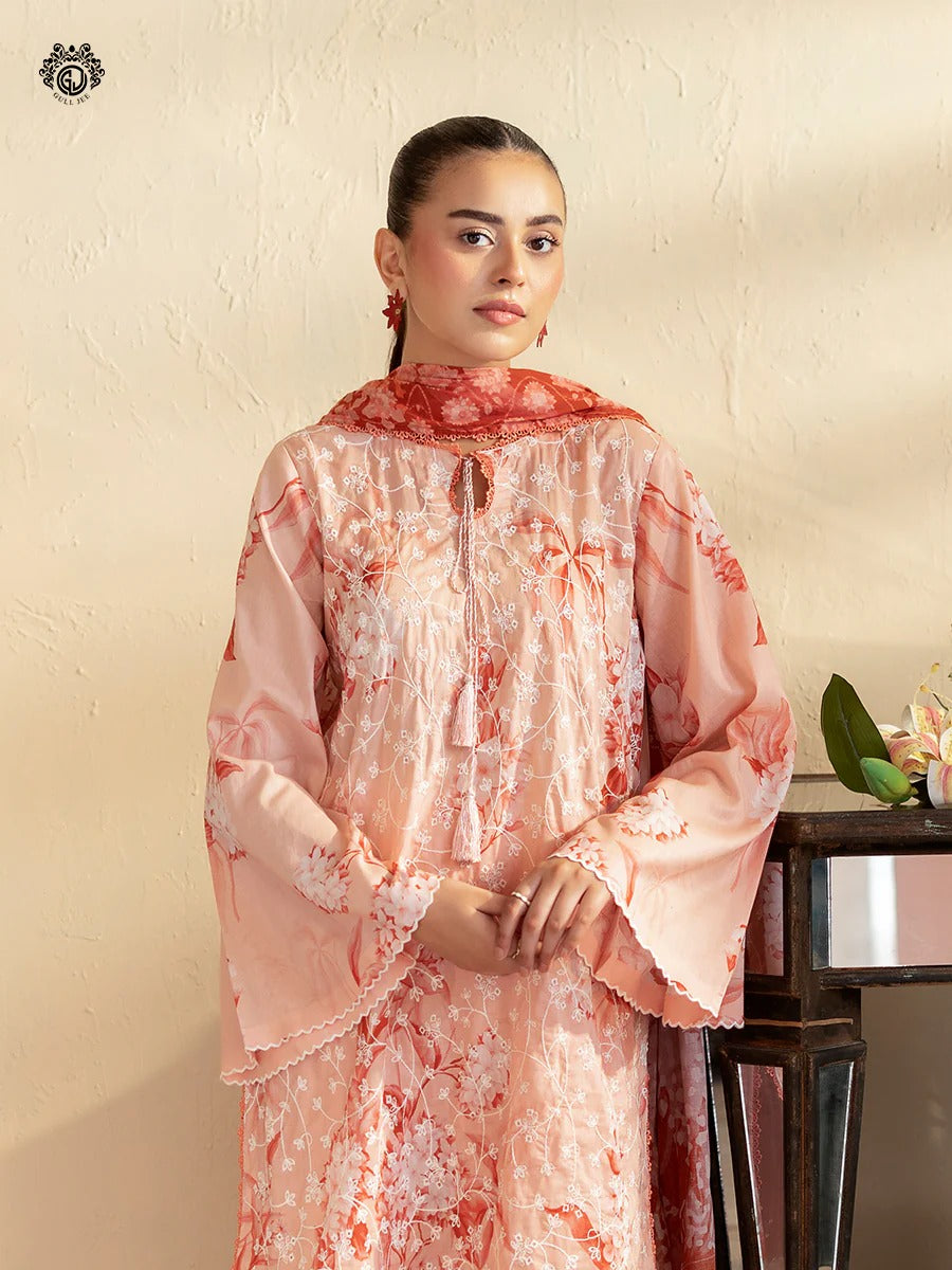Kroma By Gull Jee Embroidered Digital Printed Lawn Unstitched 3 Piece