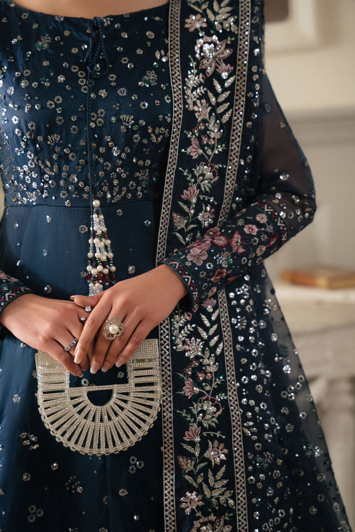 Elanora By Nureh Embroidered Luxury Chiffon Unstitched 3pcs