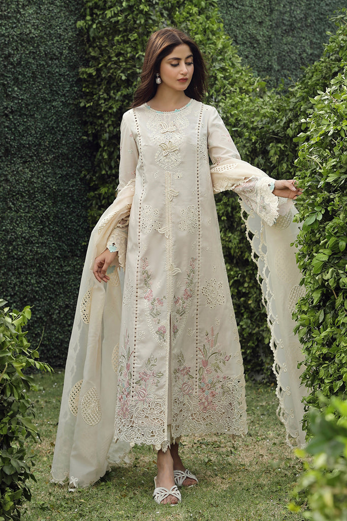 Qalamkar Festive Lawn Unstitched 3pcs - Jotey