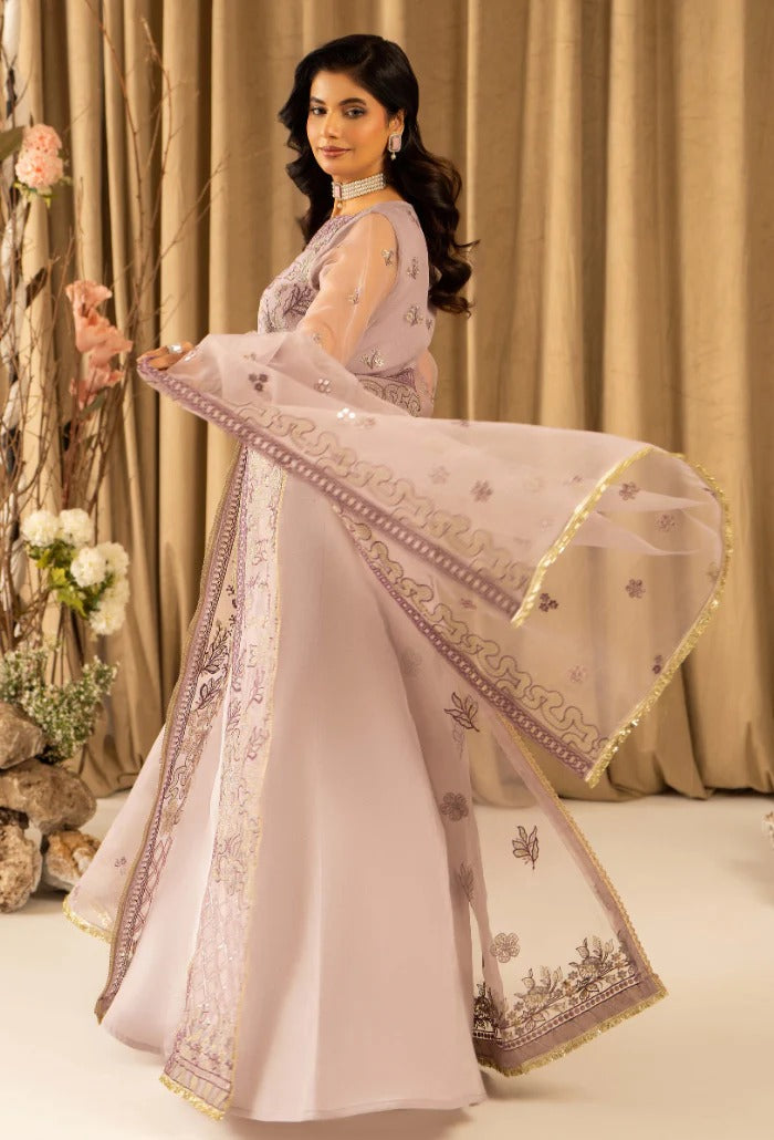 HOC By Humdum Luxury Embroidered Organza Unstitched 3pcs