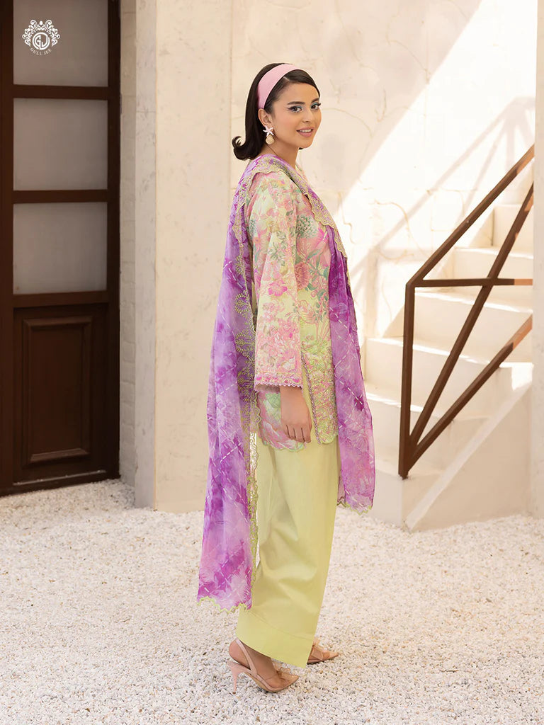 Morja By Gull Jee Vol-12 Embroidered Digital Printed Lawn Unstitched 3Pcs