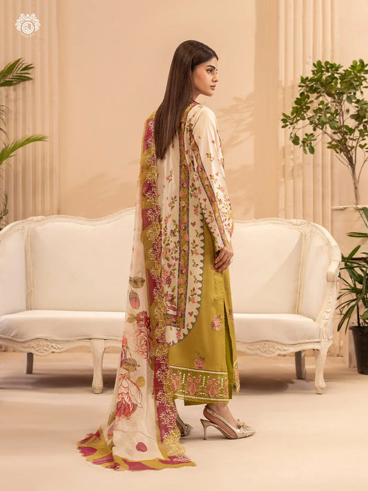 Morja By Gull Jee Vol-11 Embroidered Digital Printed Lawn Unstitched 3Pcs