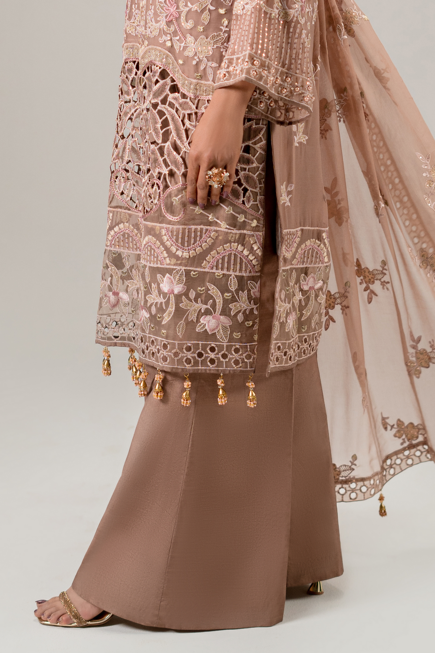 Zebtan Aura Vol-01 Embroidered Chiffon Unstitched 3pcs