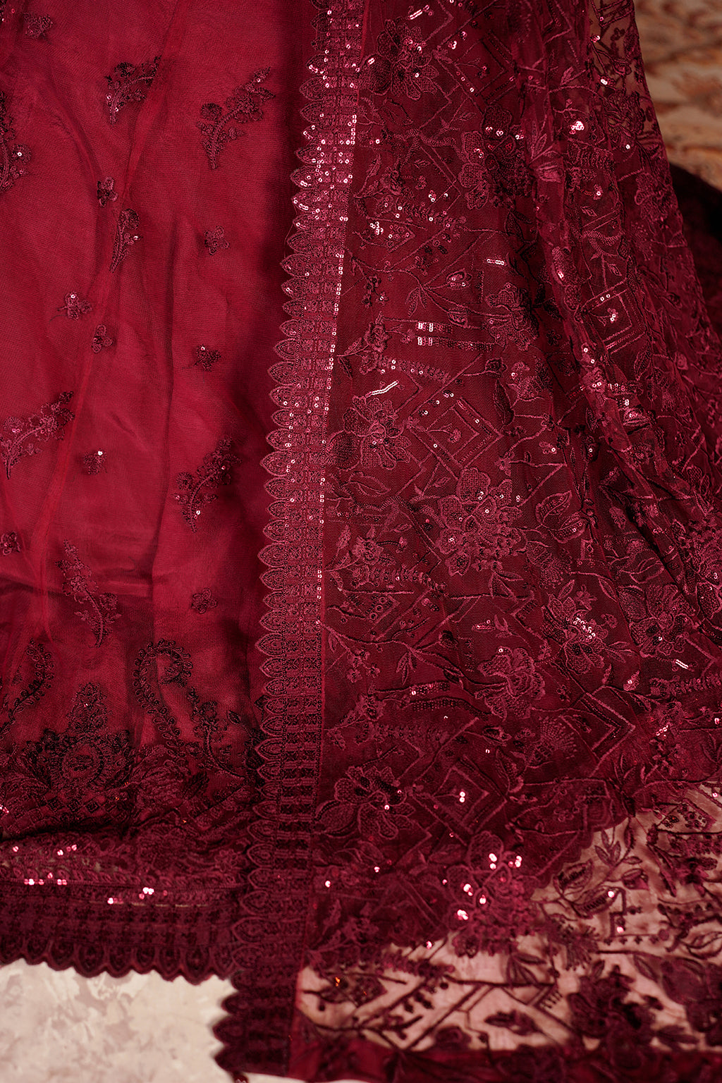 Aarzu Luxury Embroidered Vol-03 Unstitched 3Pcs
