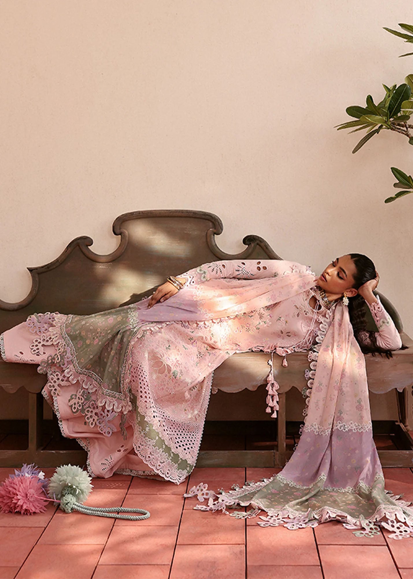 Lawn'25 Eid by Suffuse Embroidered Lawn Unstitched 3Pcs