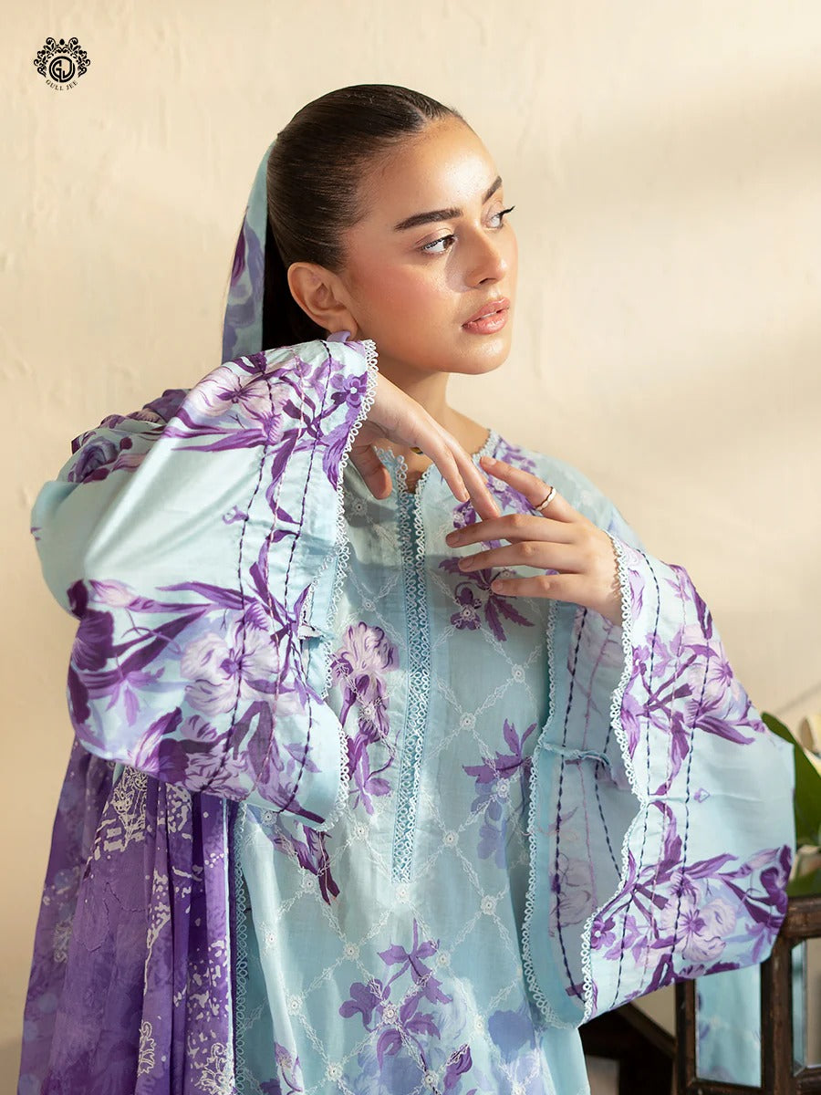Kroma By Gull Jee Embroidered Digital Printed Lawn Unstitched 3 Piece