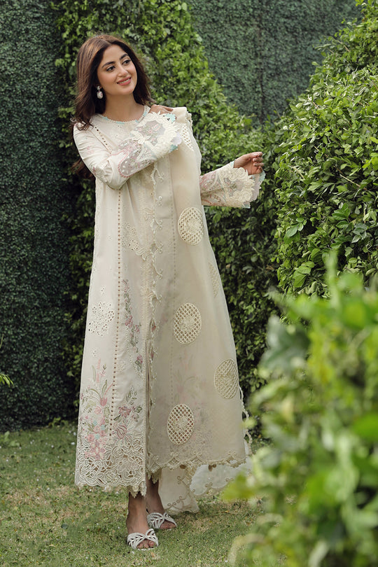 Qalamkar Festive Lawn Unstitched 3pcs - Jotey