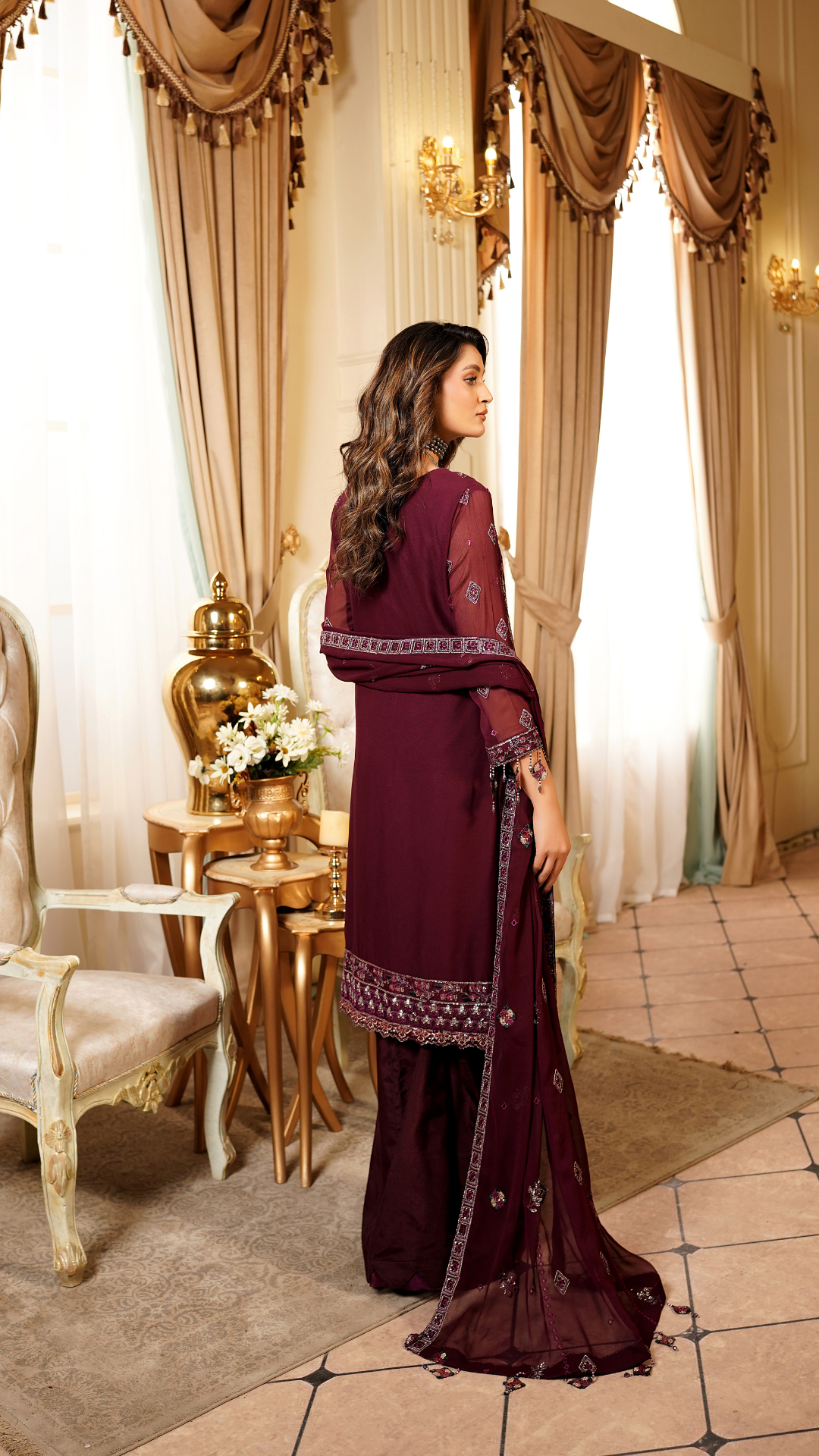 Farmaish By Zebtan Vol 7 Embroidered Chiffon Unstitched 3pcs