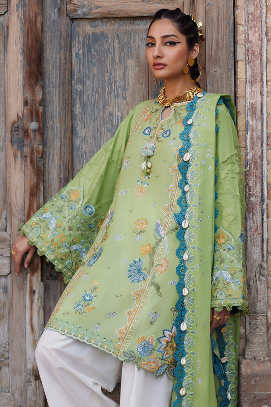 Elan Embroidered Lawn Unstitched 3pcs