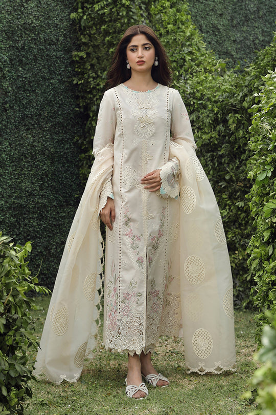 Qalamkar Festive Lawn Unstitched 3pcs - Jotey