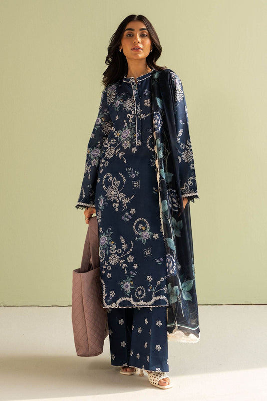 Coco By Zara Shahjahan Digital Printed Lawn Unstitched 3pcs - Jotey