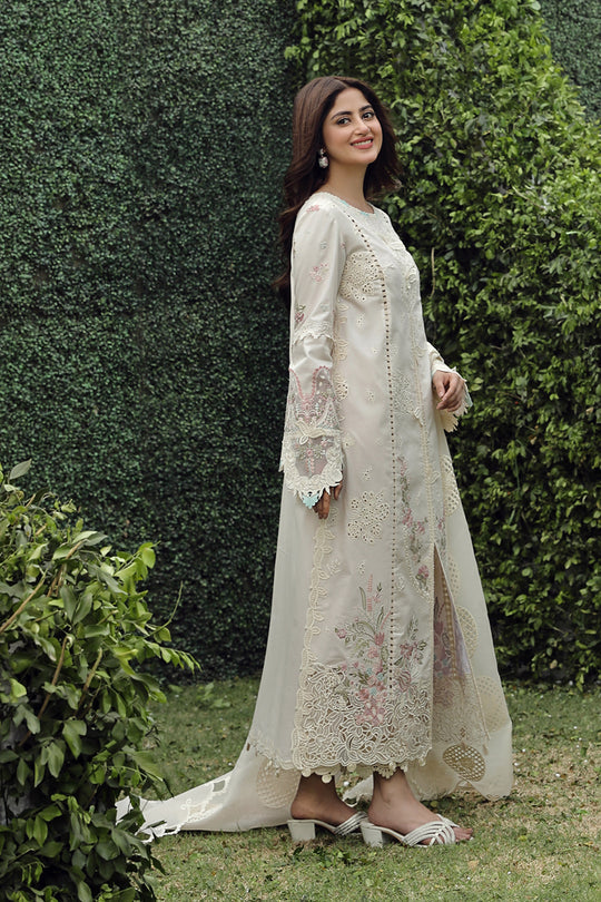 Qalamkar Festive Lawn Unstitched 3pcs - Jotey