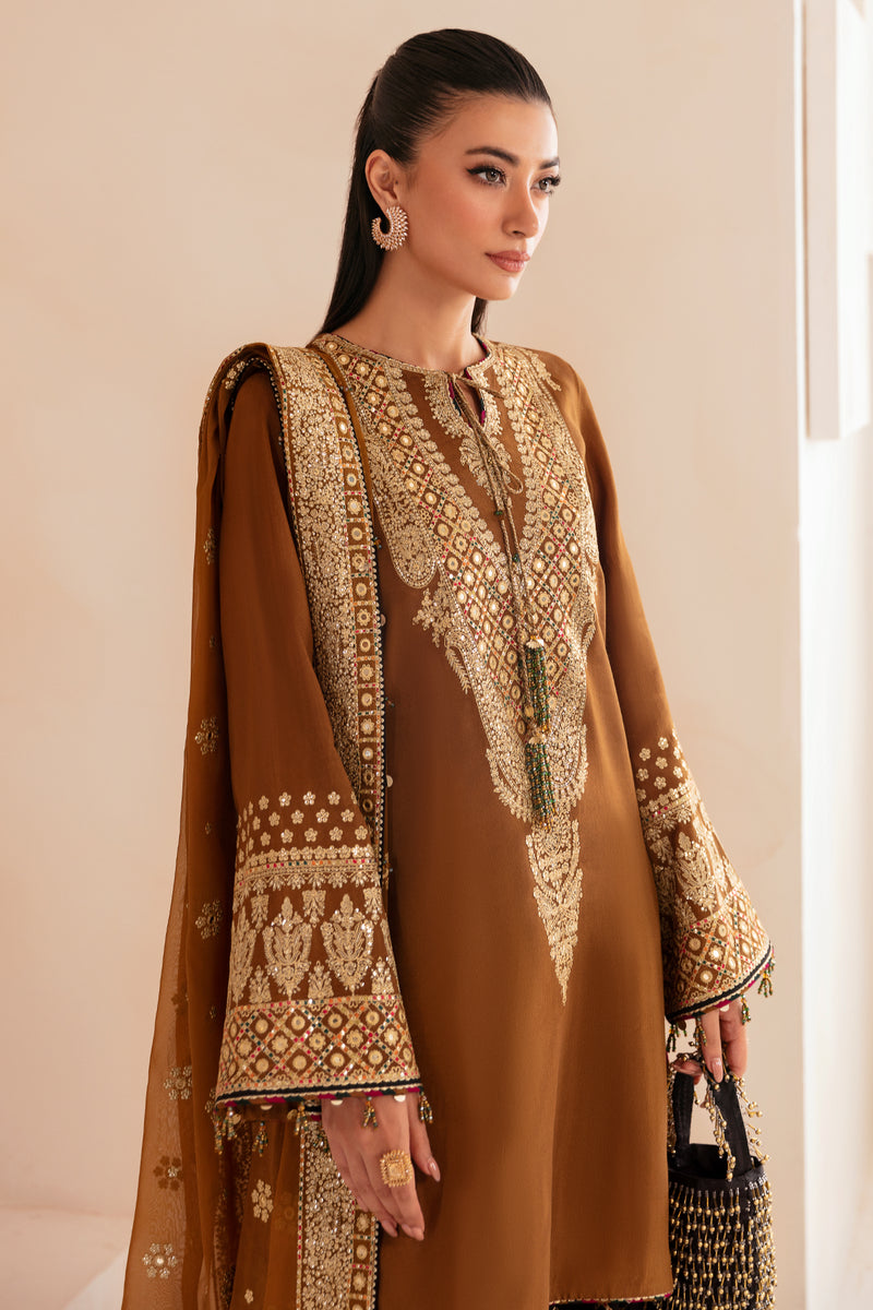 JAZMIN Premium Embroidered Raw Silk Unstitched 3pcs