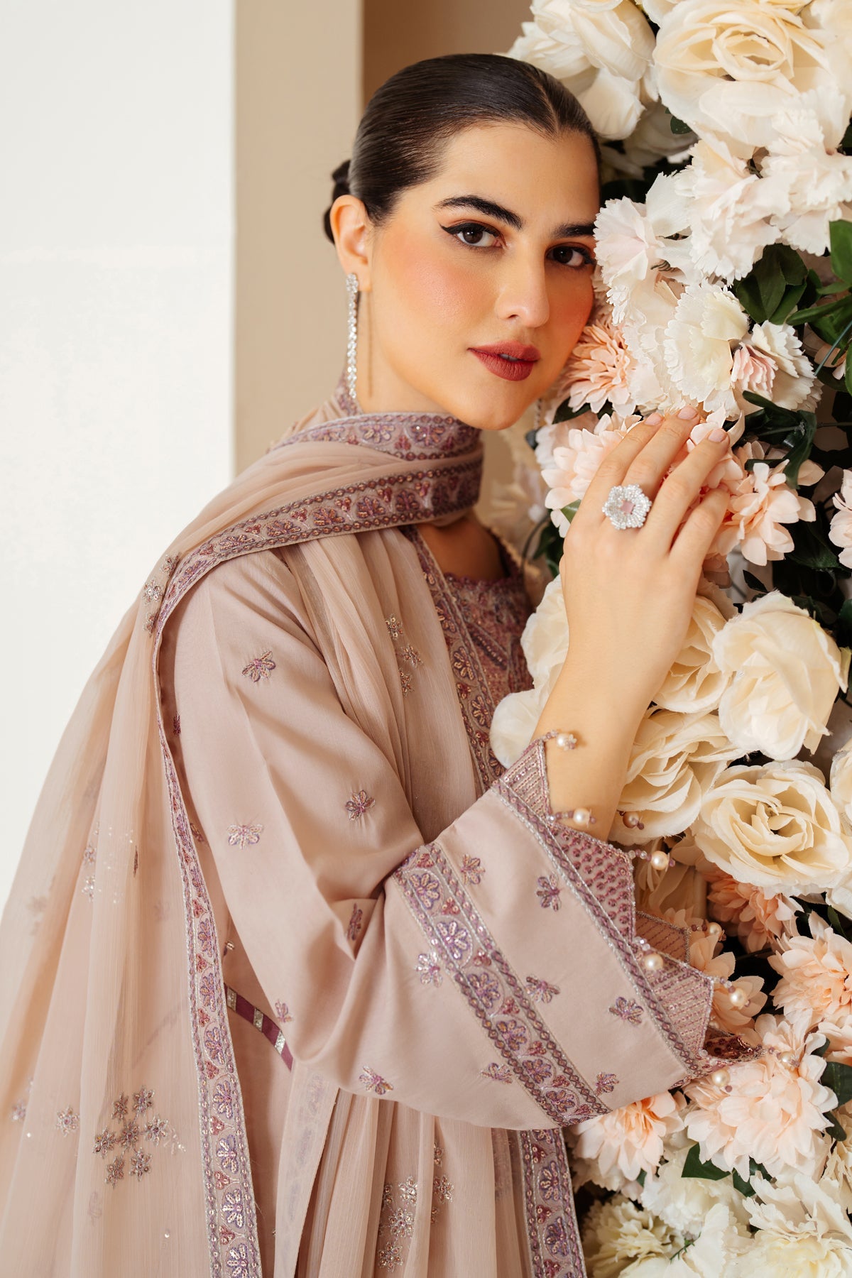 Luxe Raw Silk By Alizeh Embroidered Organza Unstitched 3pcs