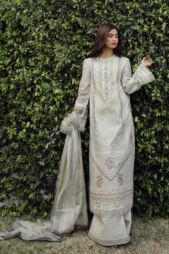 Qalamkar Festive Lawn Unstitched 3pcs - Jotey