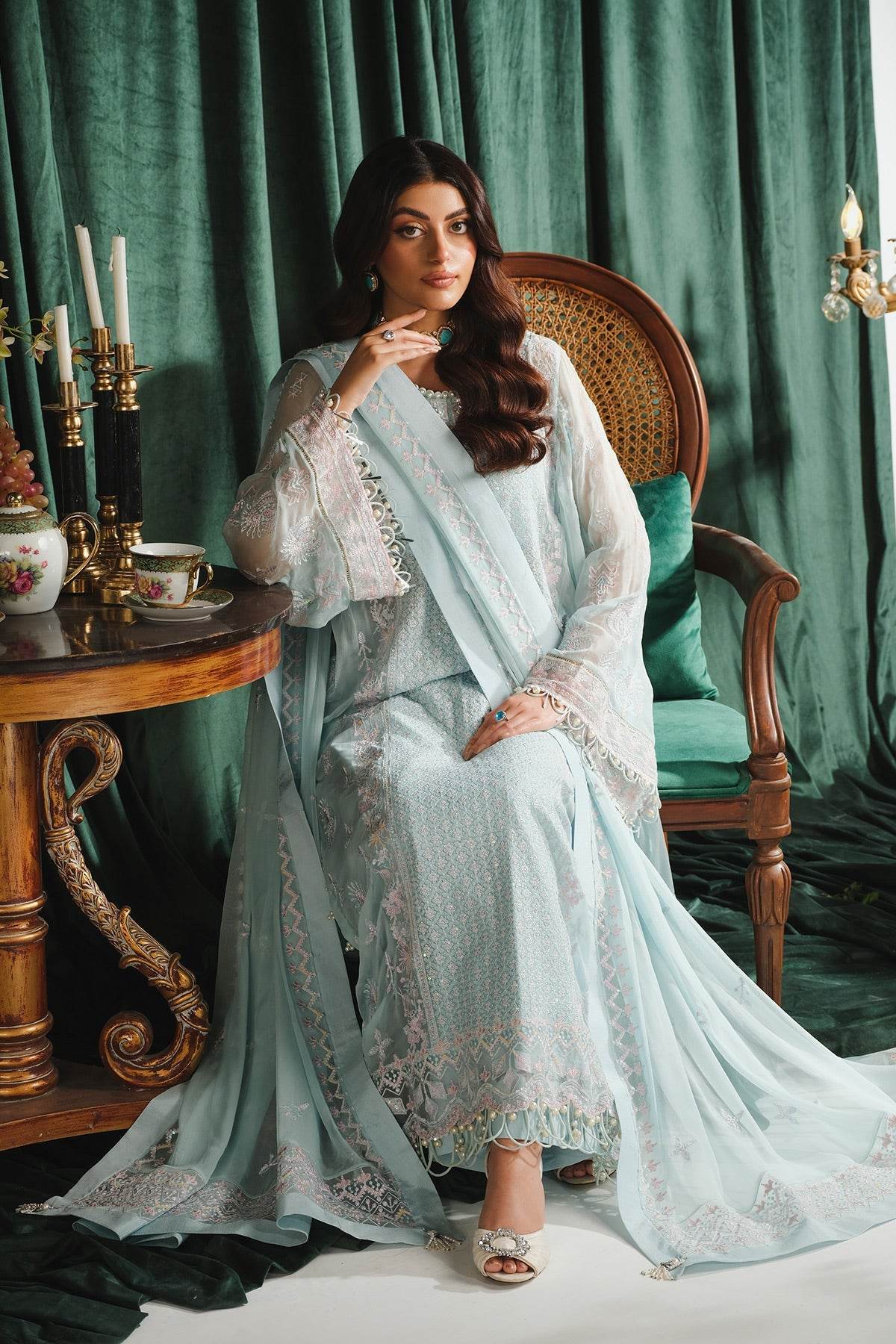 Ayla Luxury Formals Unstitched 3pcs - Jotey