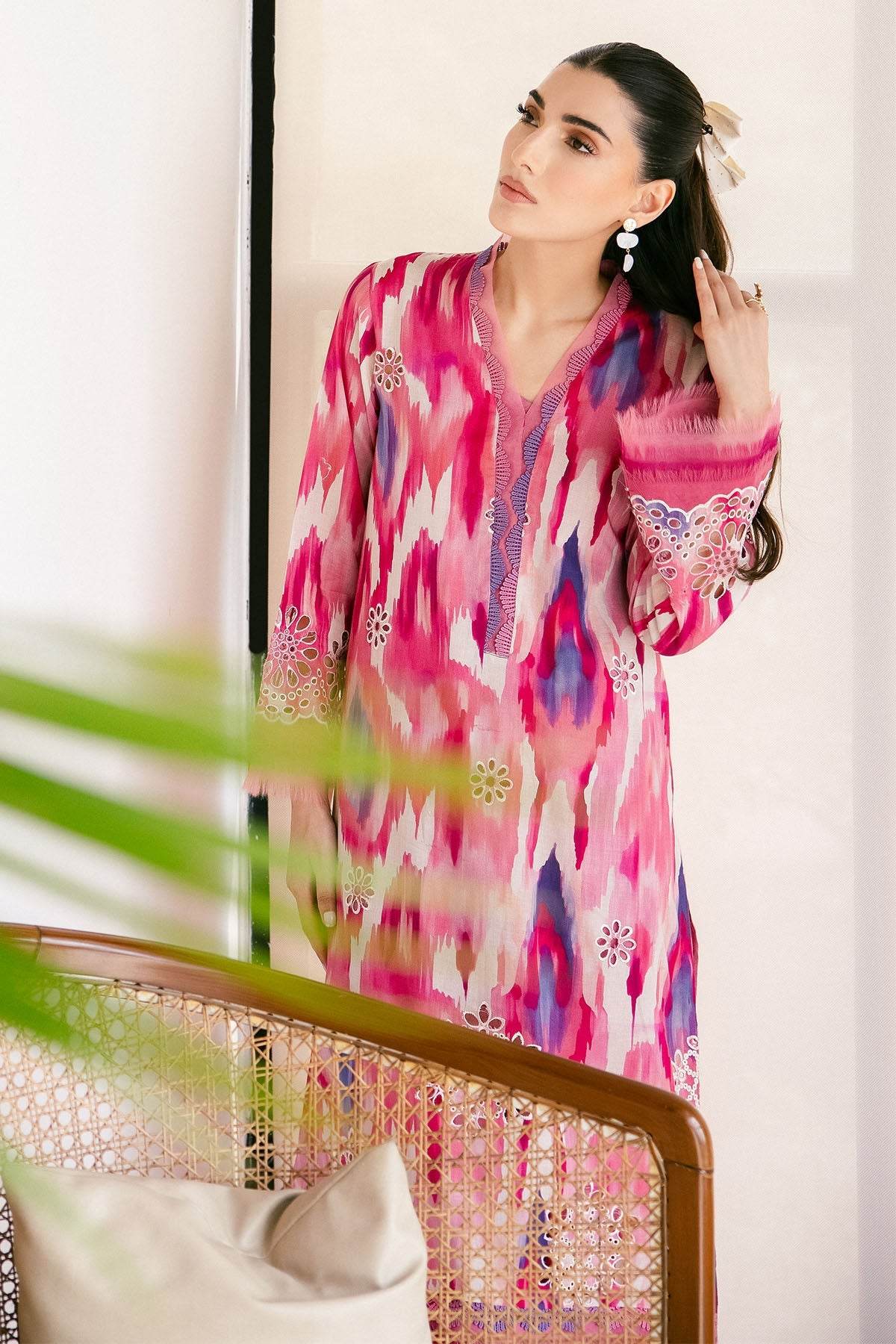 Ballerina By Nureh Embroidered Chikankari Unstitched 2pcs - Jotey